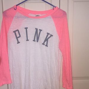 VS PINK baseball Tee